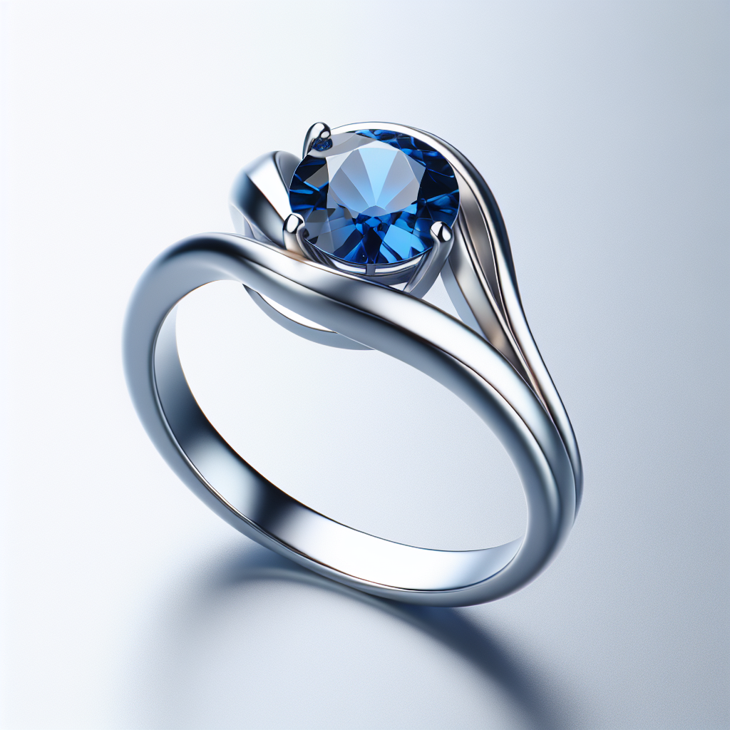Ethereal Blue Sapphire Ring