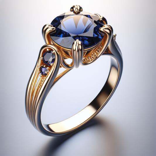Sapphire Skyline Ring