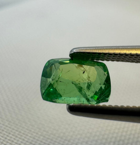 Natural Grossular Tsavorite Garnet (Green) - 0.99ct - Rectangular Cushion