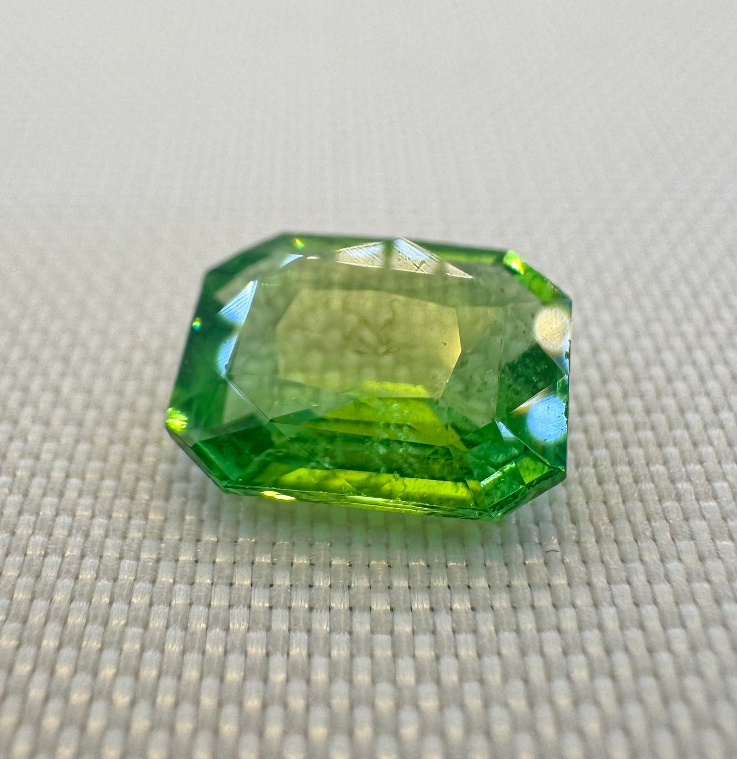 Tsavorite - 1.64ct - Radiant Mixed Cut