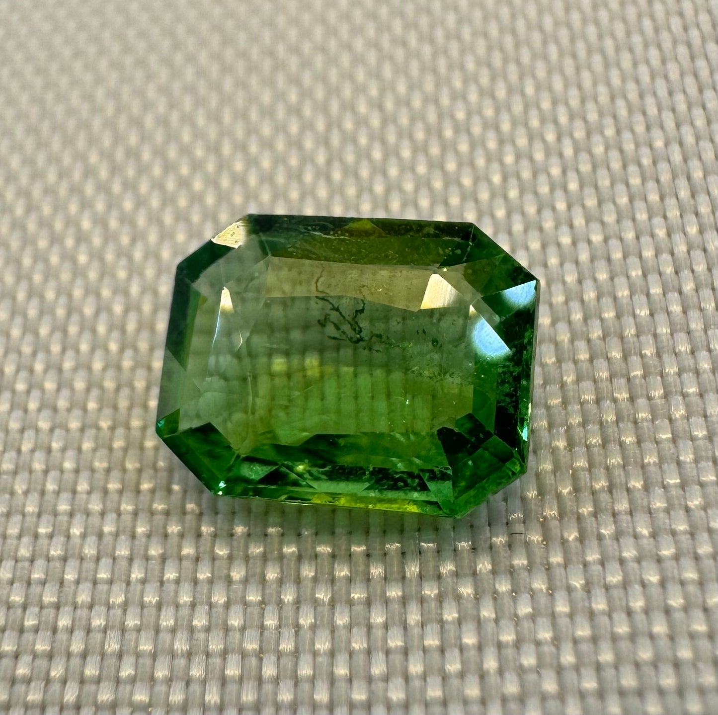 Tsavorite - 1.64ct - Radiant Mixed Cut