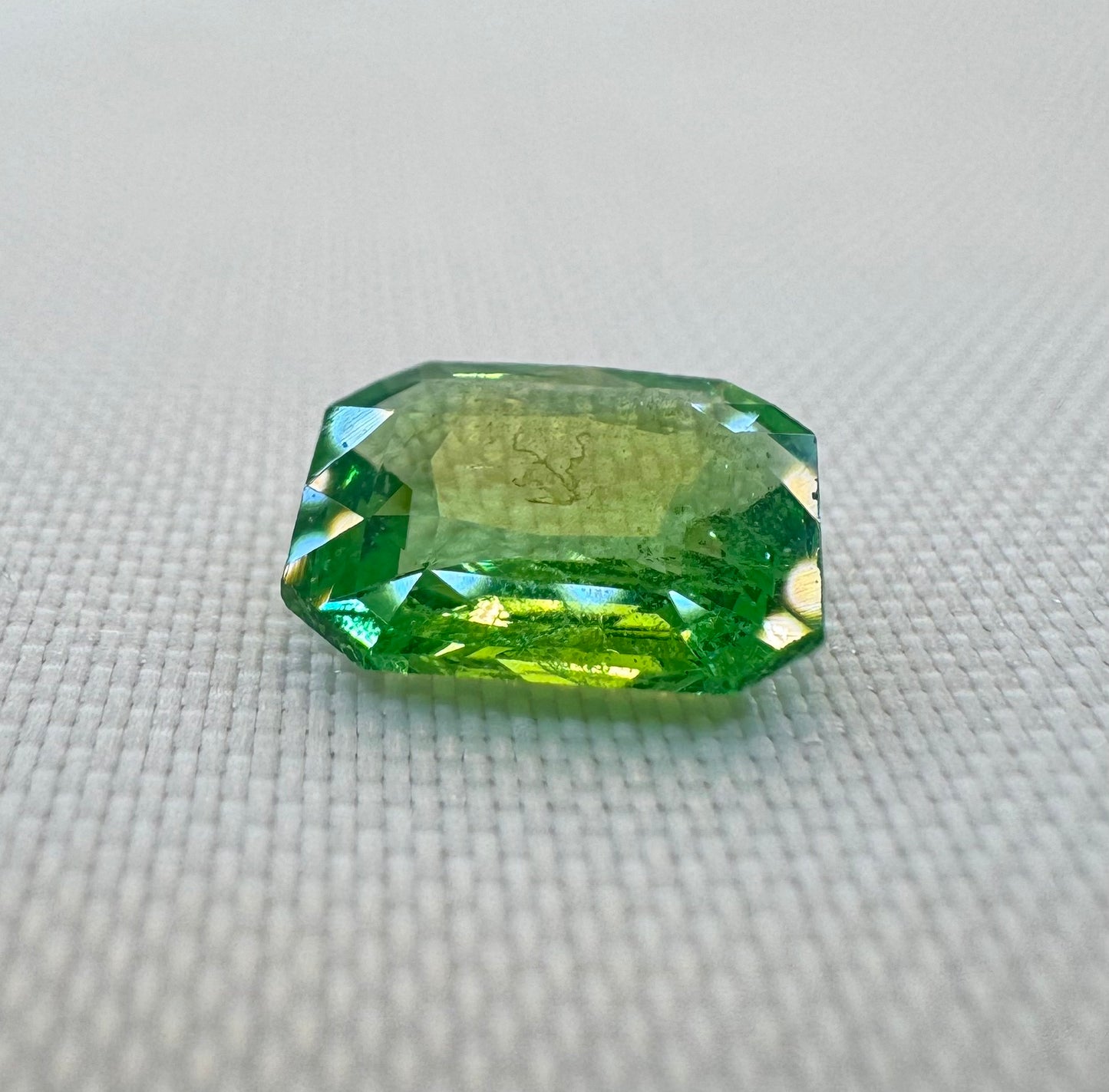 Tsavorite - 1.64ct - Radiant Mixed Cut