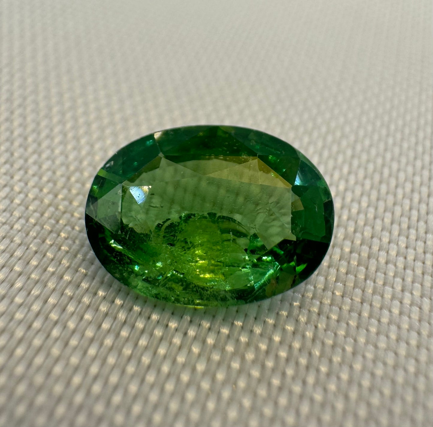 Tsavorite  - 2.07ct - Oval Mixed Cut