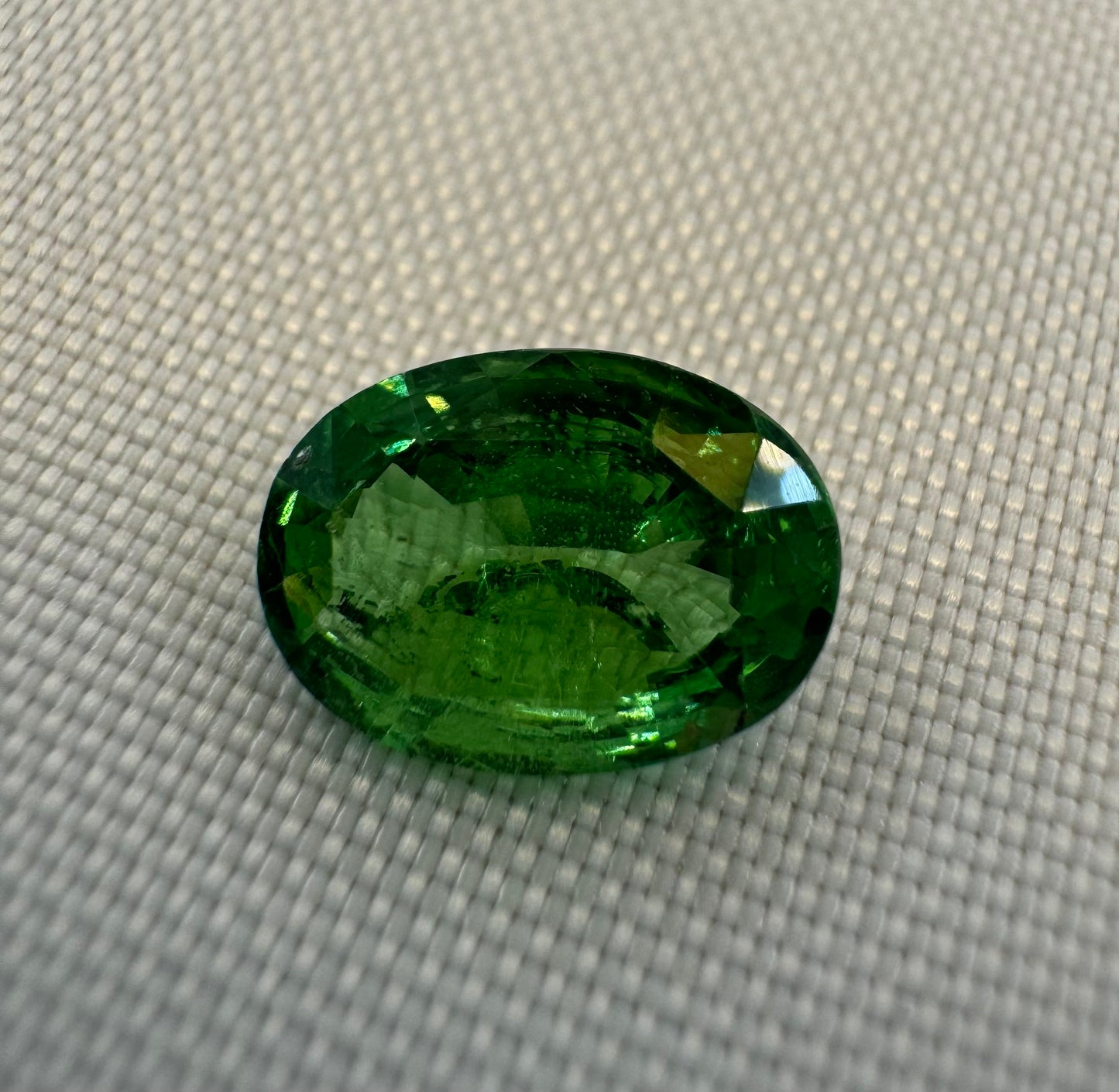 Tsavorite  - 2.07ct - Oval Mixed Cut