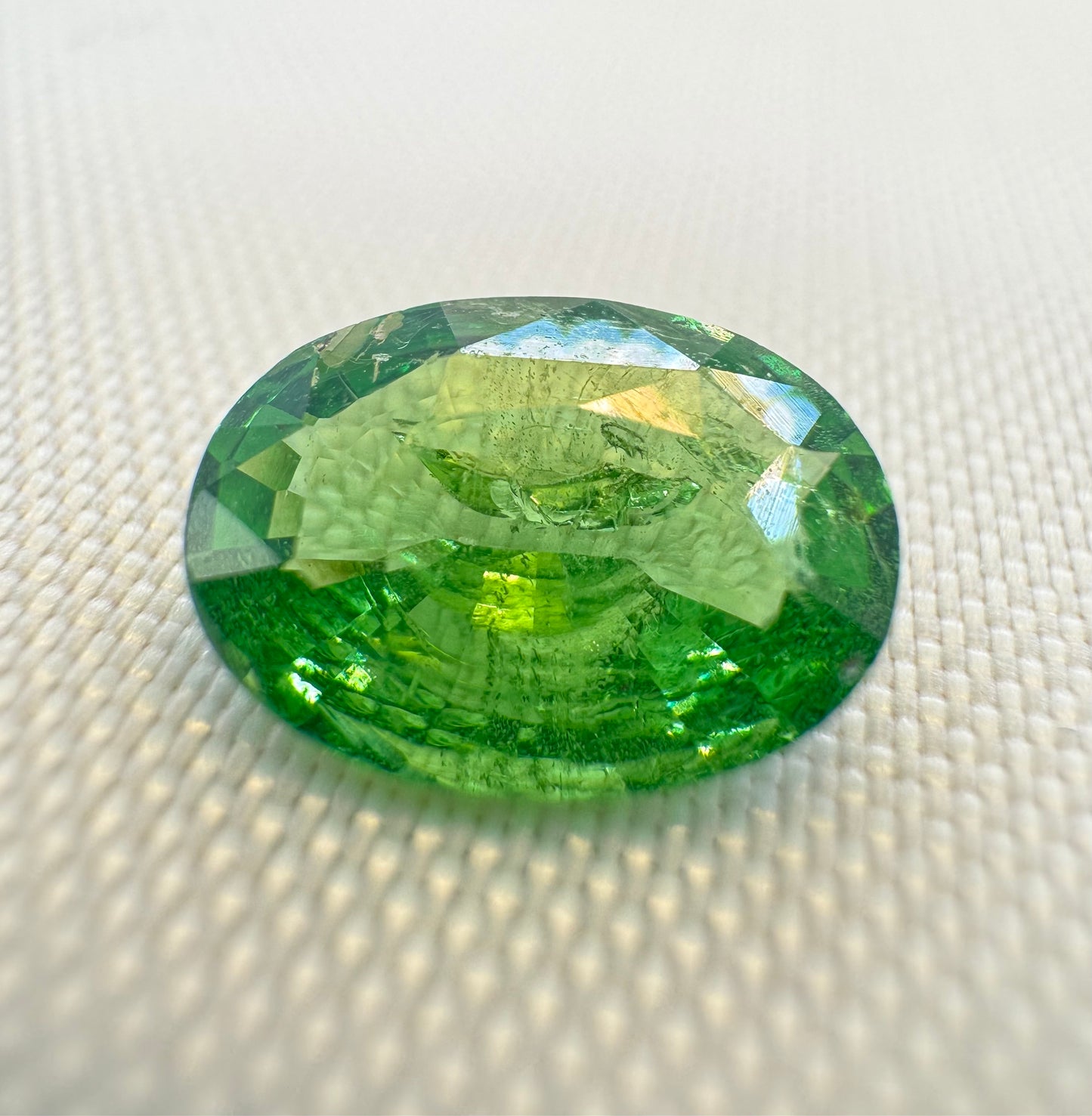 Tsavorite  - 2.07ct - Oval Mixed Cut