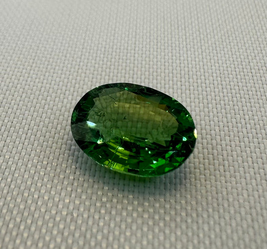 GIA Certified Natural Tsavorite Garnet - 2.51ct - Oval Mixed Cut