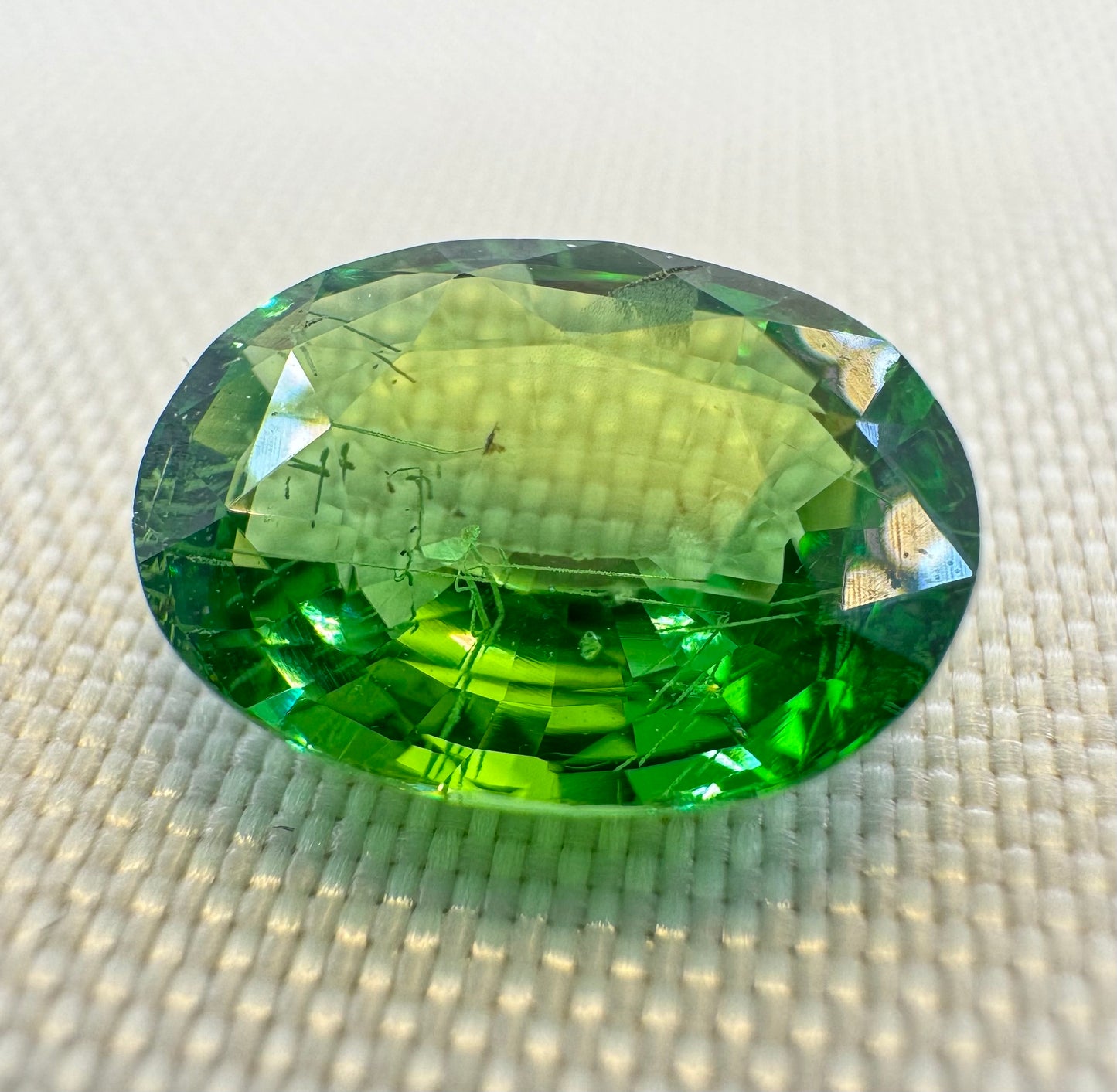 GIA Certified Natural Tsavorite Garnet - 2.51ct - Oval Mixed Cut