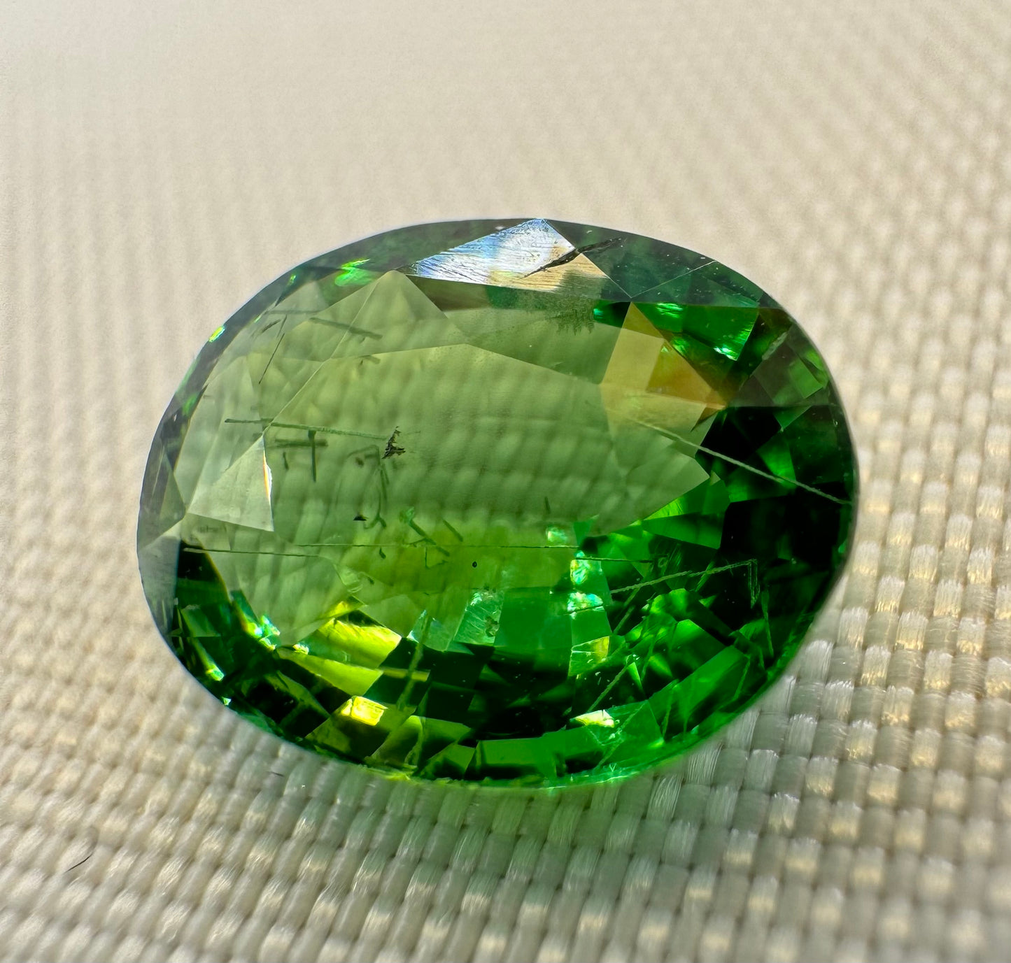 GIA Certified Natural Tsavorite Garnet - 2.51ct - Oval Mixed Cut