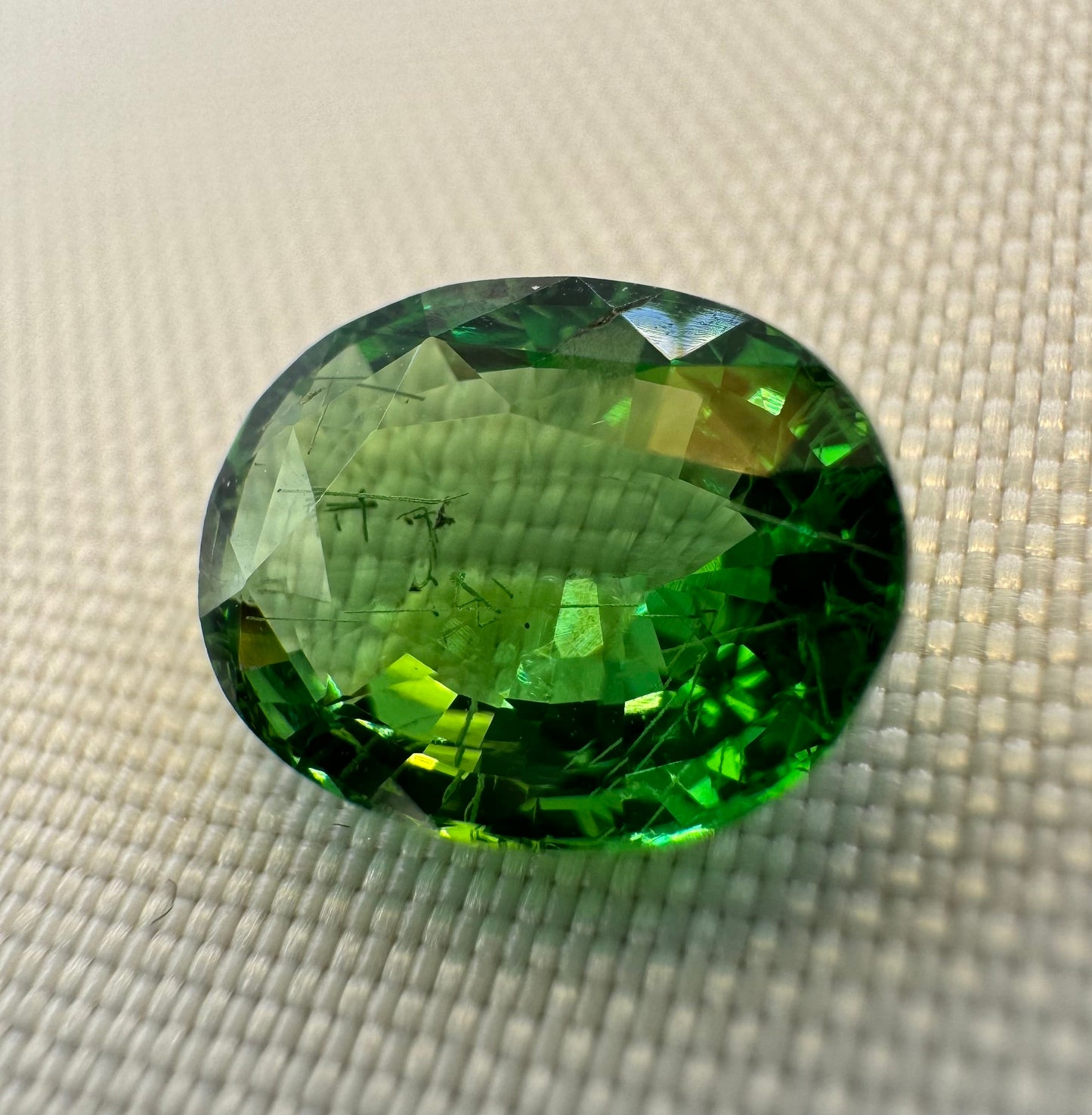 GIA Certified Natural Tsavorite Garnet - 2.51ct - Oval Mixed Cut