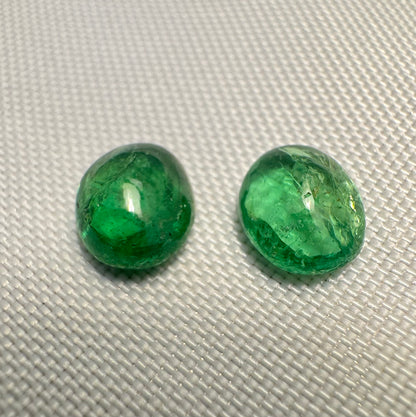 Tsavorite Matching Pair - 3.02cttw - Oval