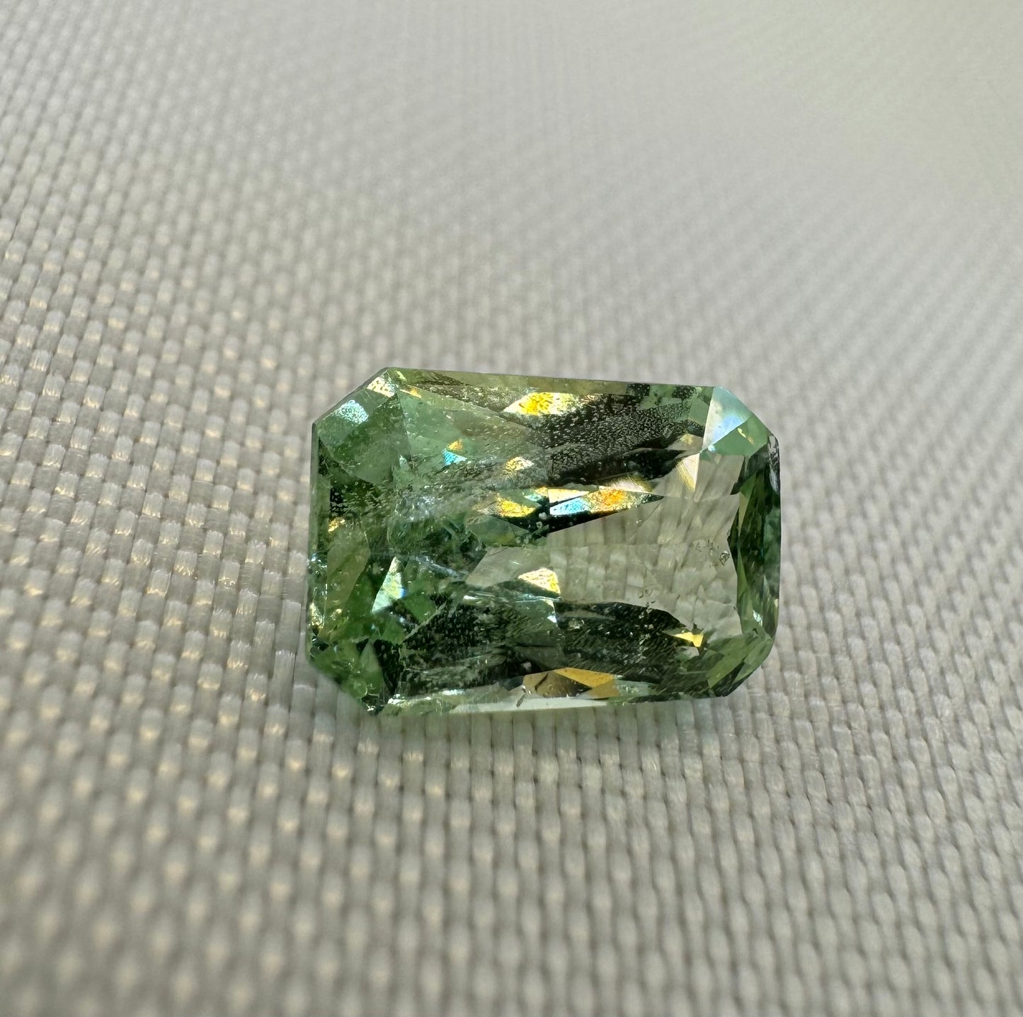 Tsavorite  - 1.73ct - Radiant Mixed Cut