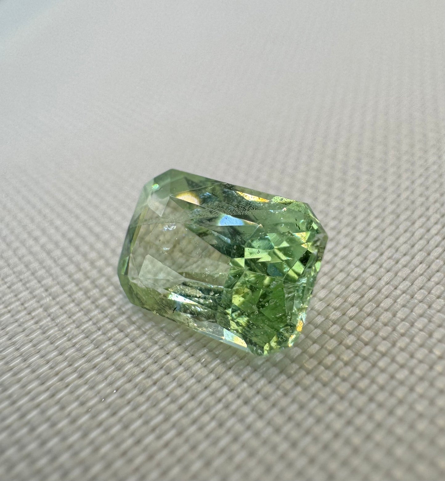 Tsavorite  - 1.73ct - Radiant Mixed Cut