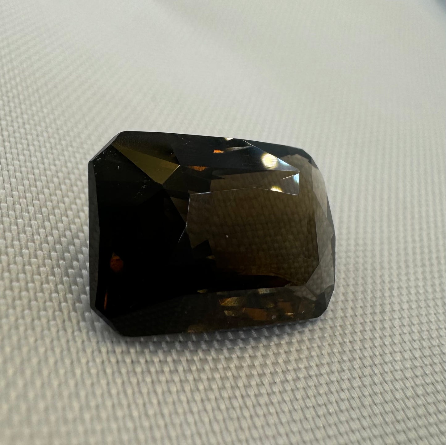 Natural Brown Zircon - 7.57ct - Radiant Mixed Cut