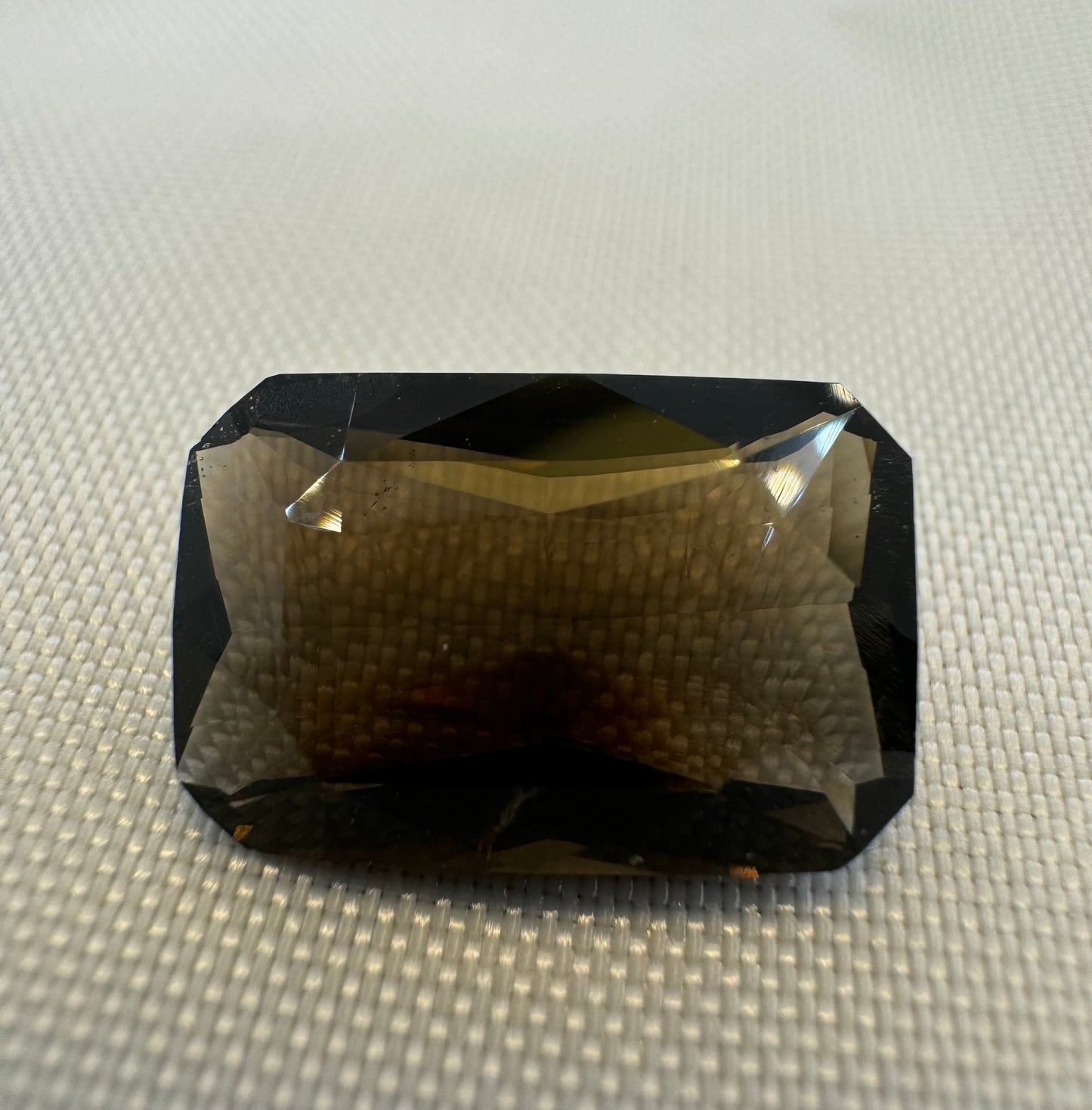 Natural Brown Zircon - 7.57ct - Radiant Mixed Cut