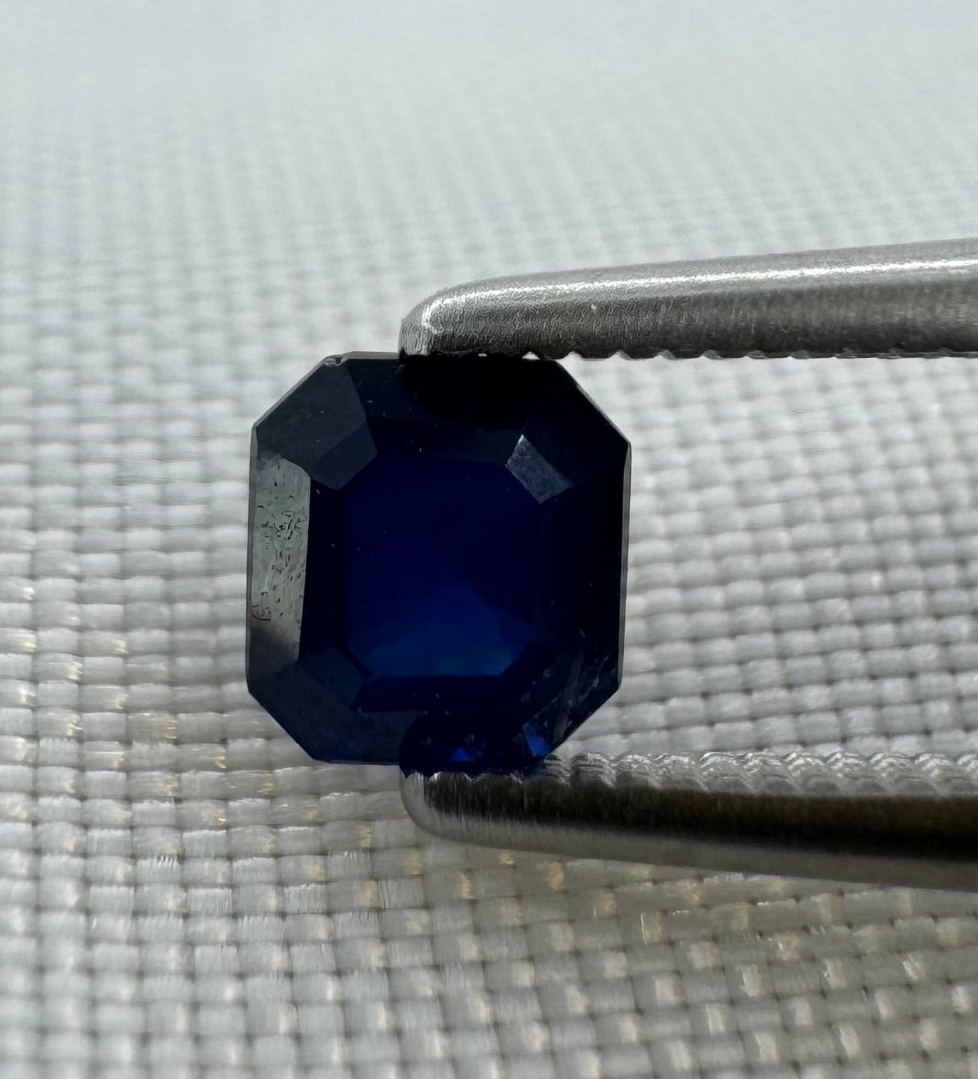 Natural Blue Sapphire - 0.67ct - Octagon Step Cut