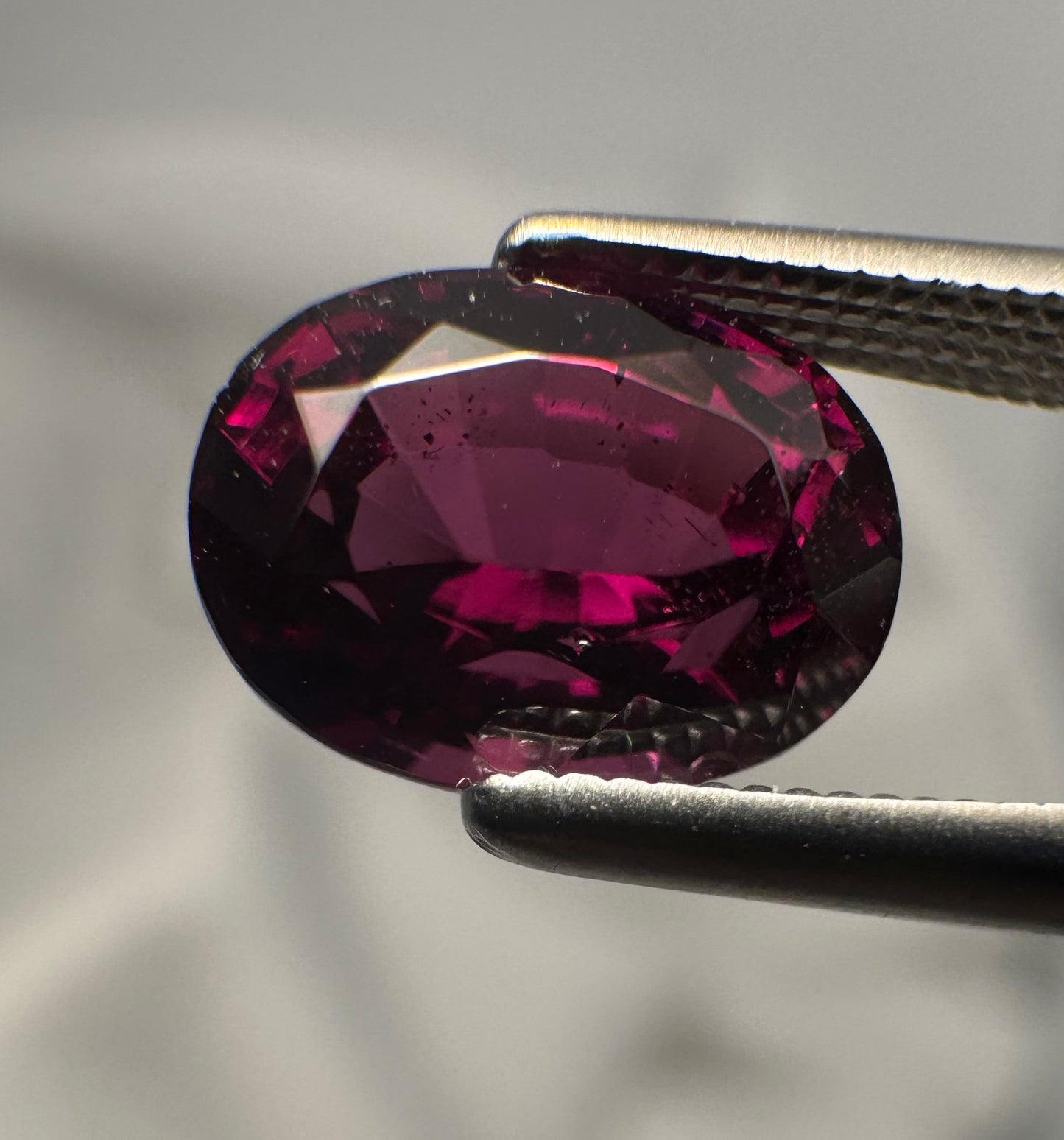 Rhodolite Garnet | Purplish Red |  Oval Cut | 2.495 CT