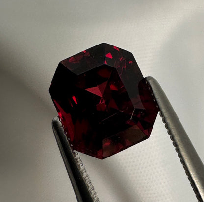 Rhodolite Garnet | Purplish Red |  Octagonal Cut | 3.030 CT