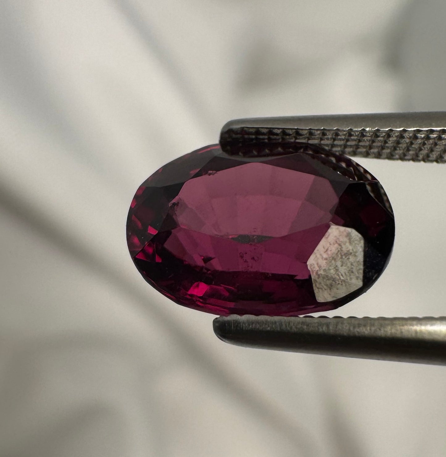 Rhodolite Garnet | Purplish Red |  Oval Cut | 3.210 CT
