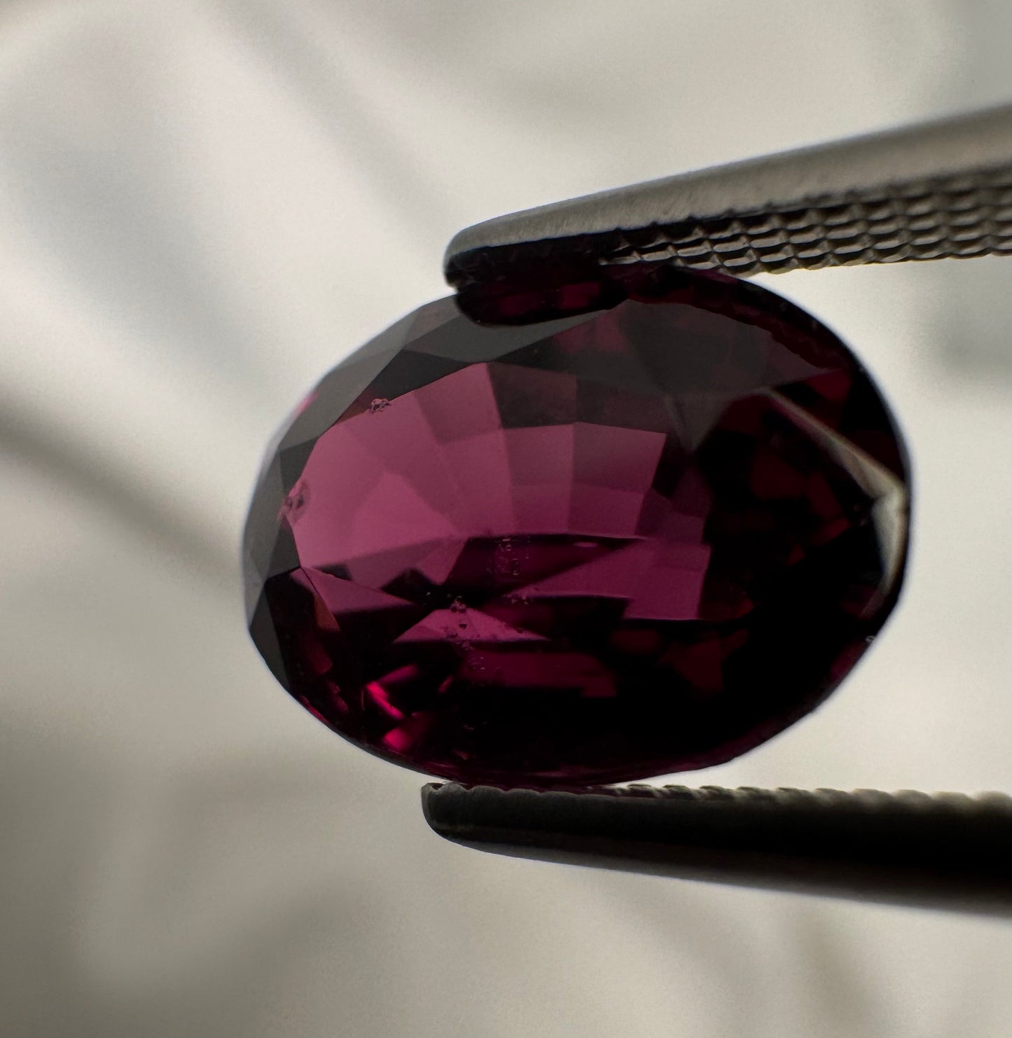 Rhodolite Garnet | Purplish Red |  Oval Cut | 3.210 CT
