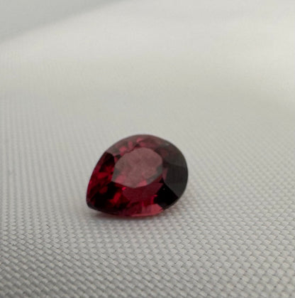Rhodolite Garnet | Purplish Red |  Pear Cut | 2.545 ct
