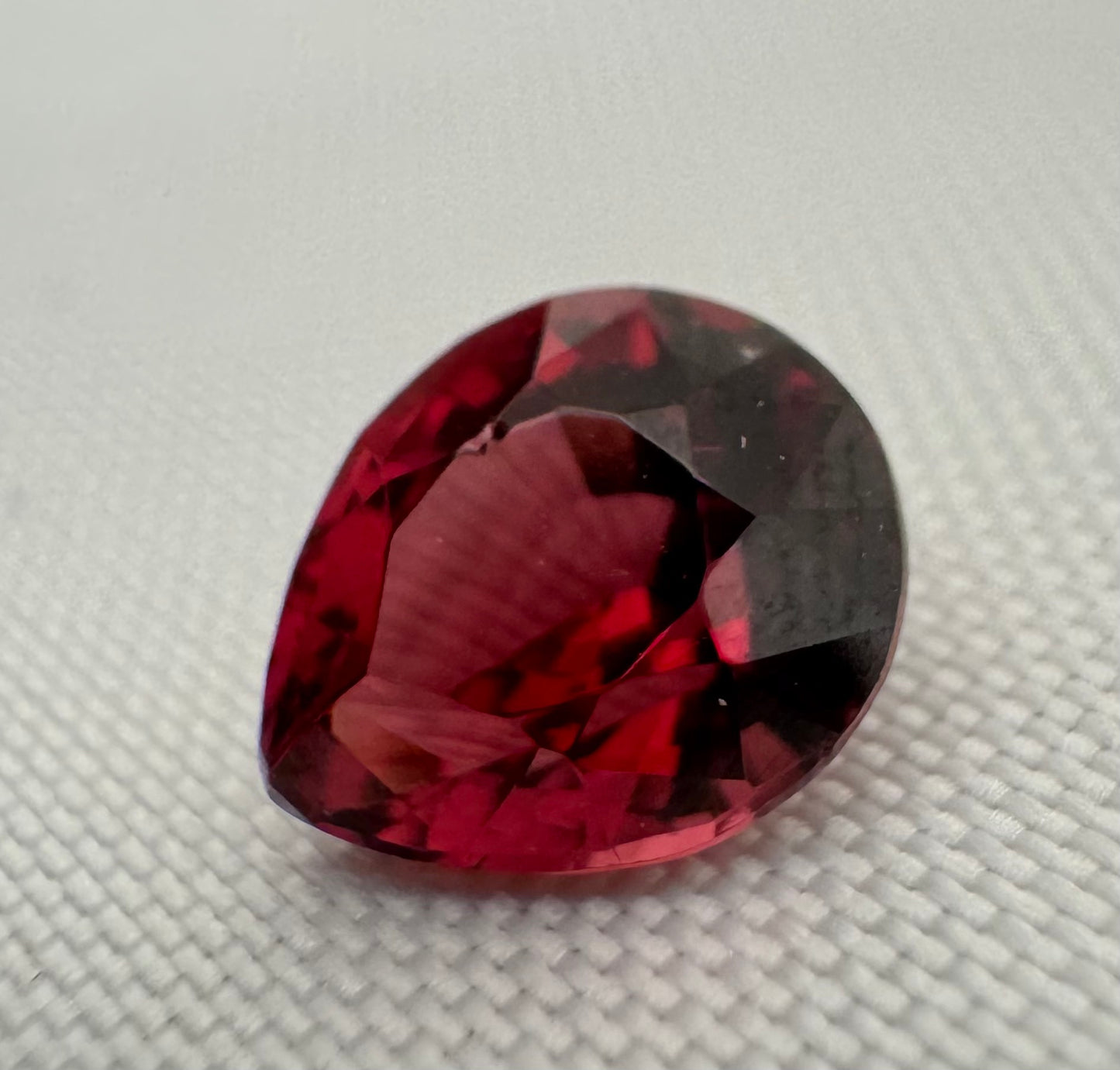 Rhodolite Garnet | Purplish Red |  Pear Cut | 2.545 ct