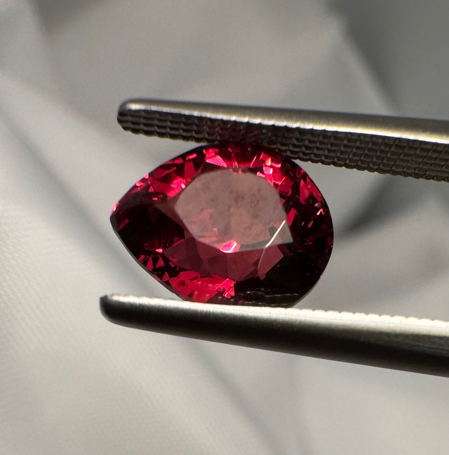 Rhodolite Garnet | Purplish Red |  Pear Cut | 2.545 ct