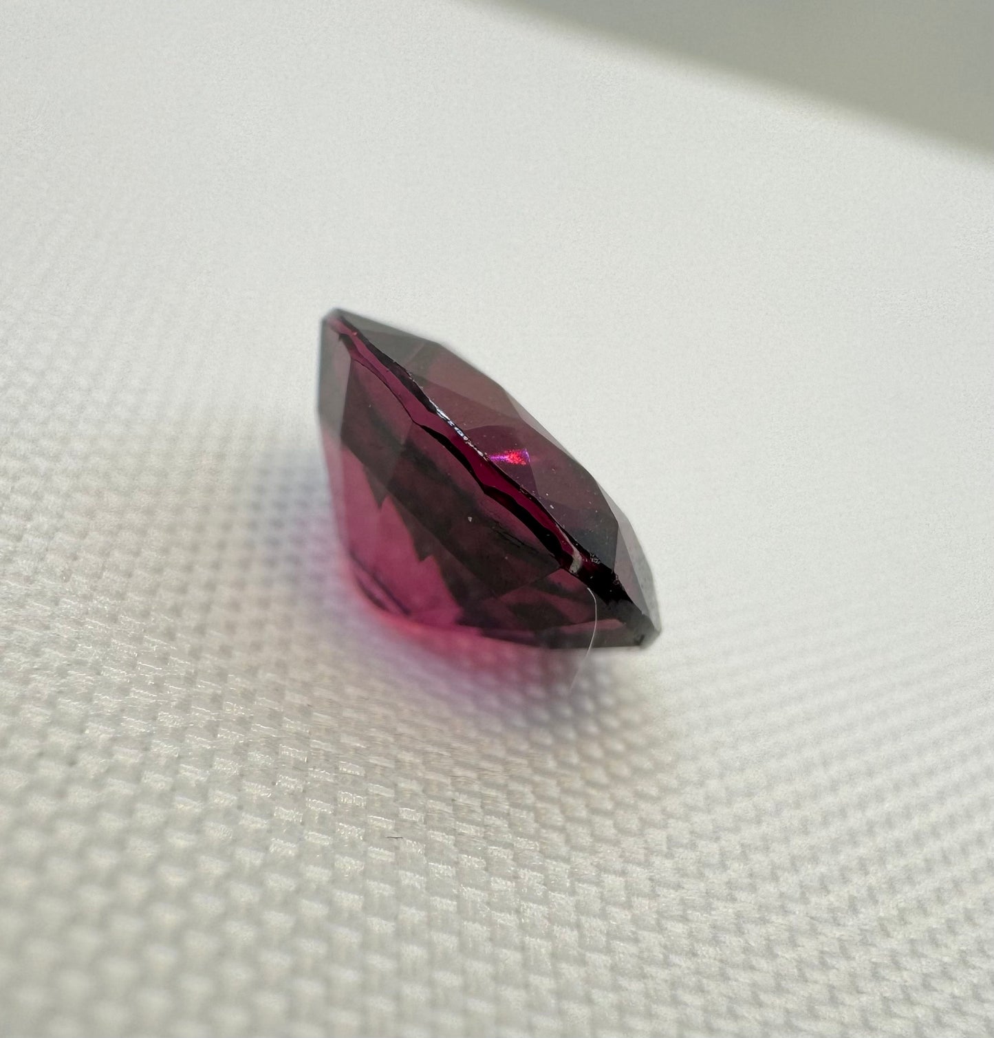 Rhodolite Garnet Purplish Red Oval Mixed Cut