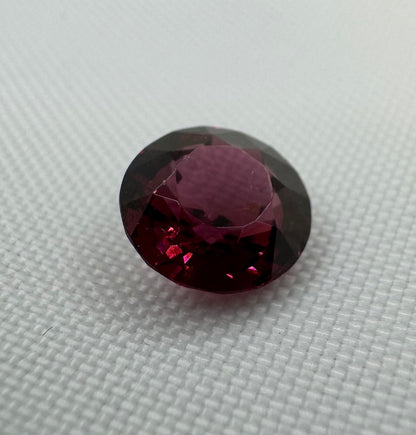 Rhodolite Garnet | Purplish Red | Round Cut | 2.13 CT
