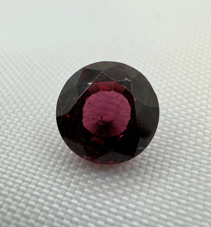 Rhodolite Garnet | Purplish Red | Round Cut | 2.38 CT