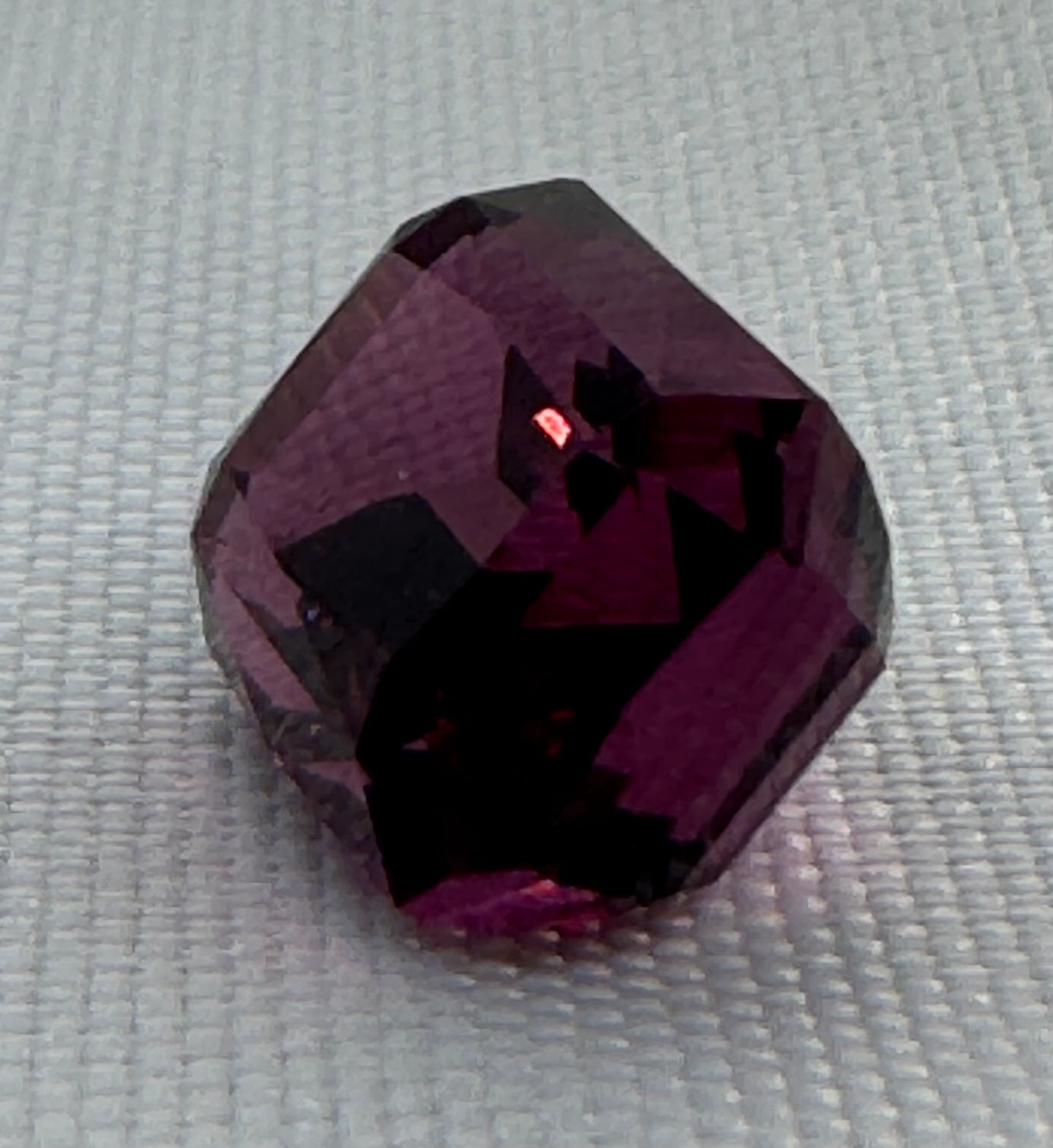 Natural Rhodolite Garnet 5.99ct Purplish Red Octagonal-Radiant cut