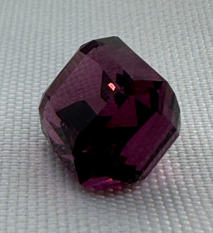 Natural Rhodolite Garnet 5.99ct Purplish Red Octagonal-Radiant cut