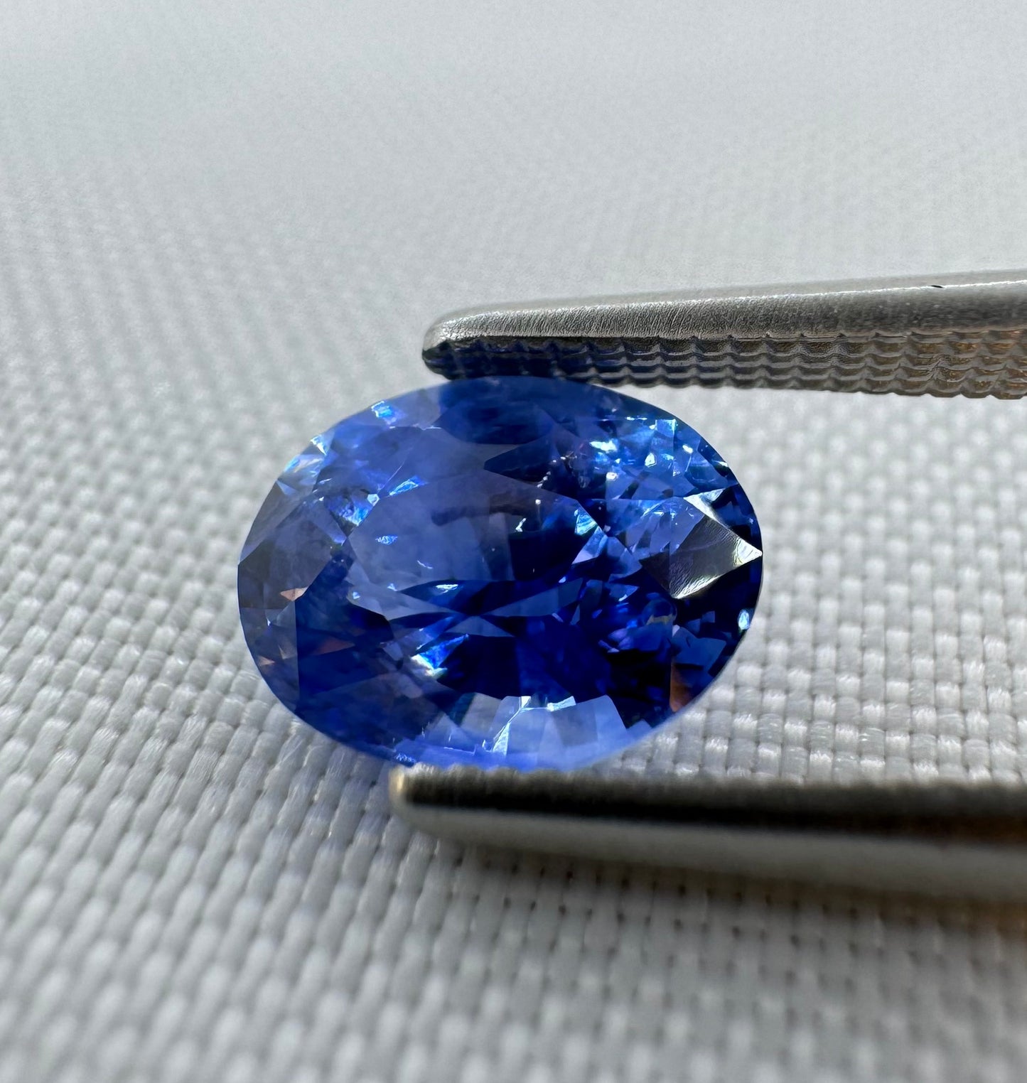 GIA Certified Natural Blue Sapphire - 1.53ct - Oval Mixed Cut