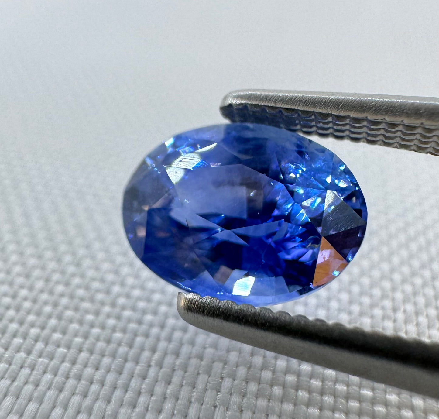 GIA Certified Natural Blue Sapphire - 1.53ct - Oval Mixed Cut