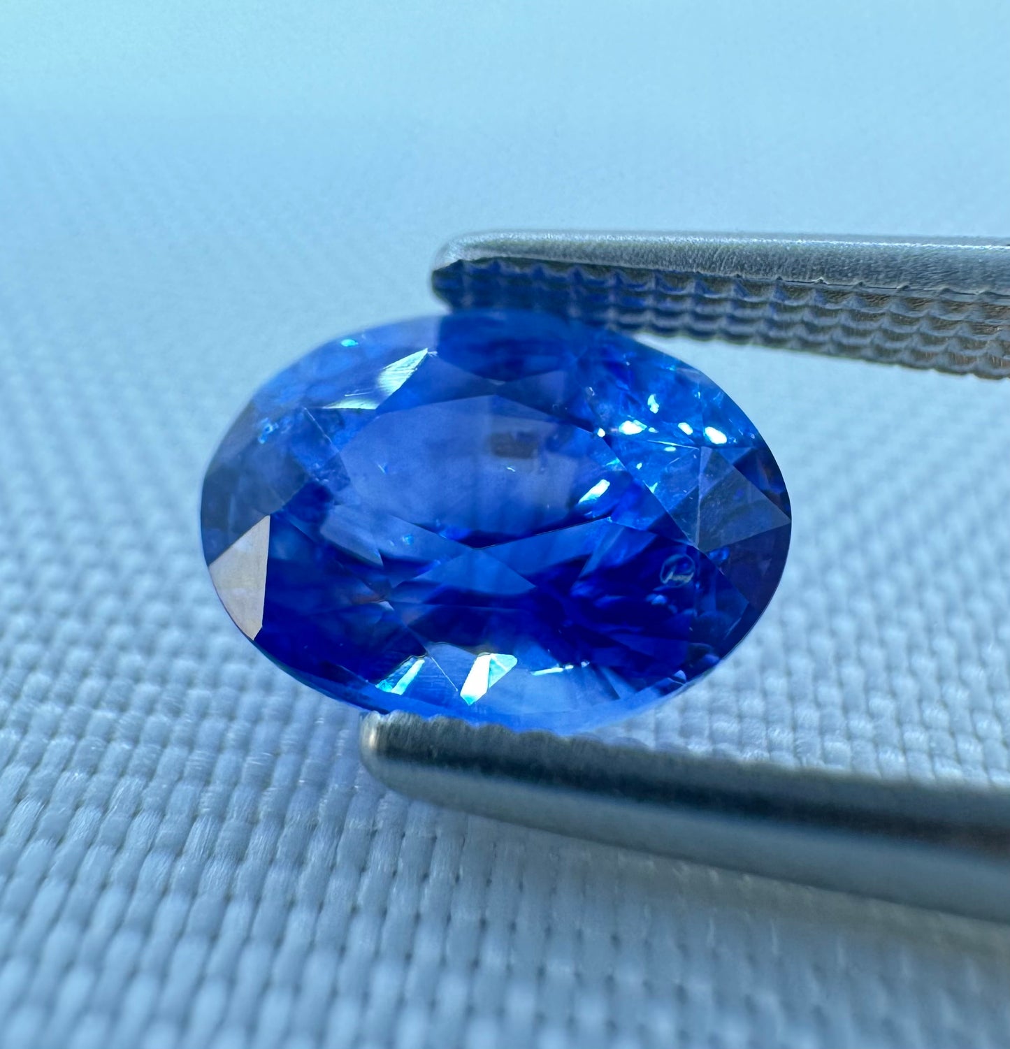 GIA Certified Natural Blue Sapphire - 1.53ct - Oval Mixed Cut