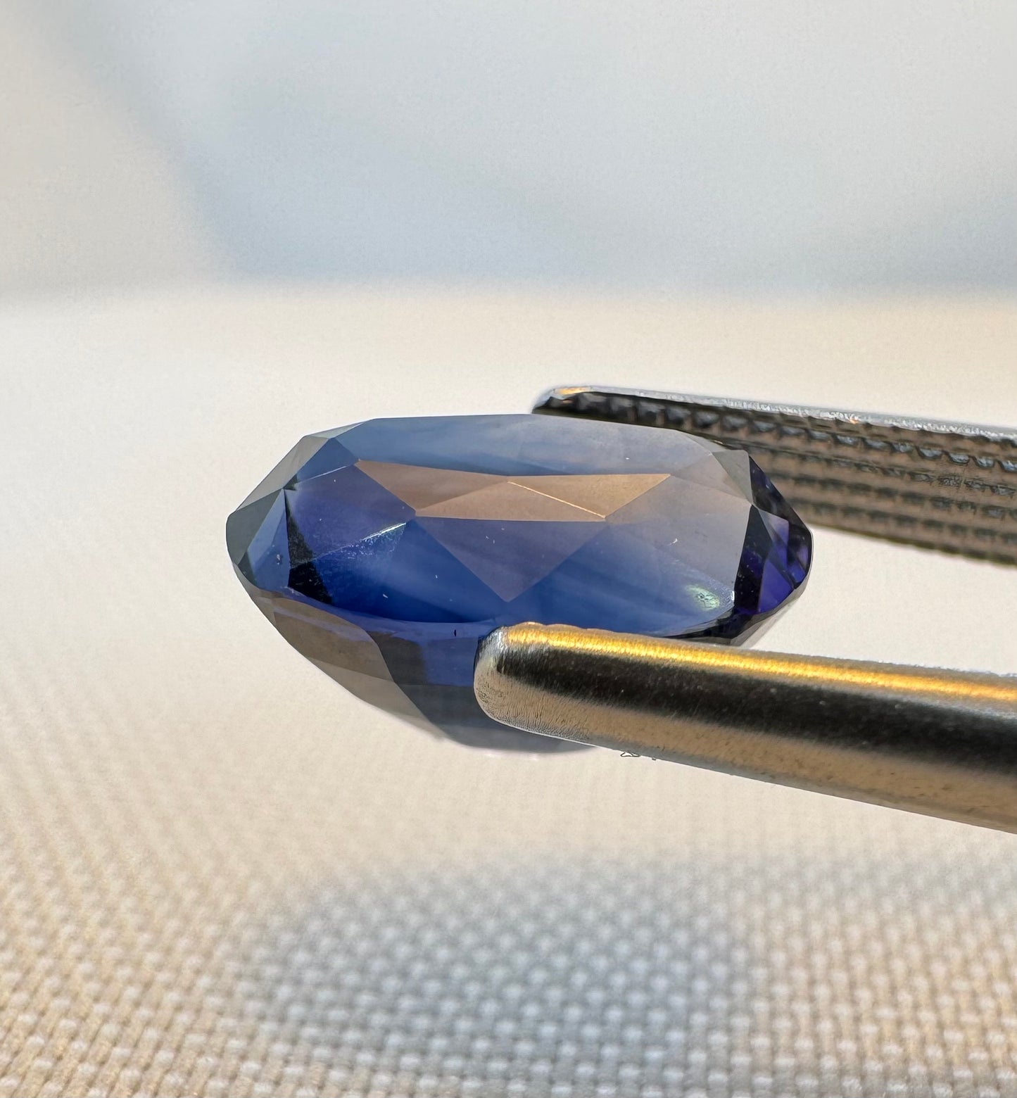 GIA Certified Natural Blue Sapphire - 3.06ct -Oval Mixed Cut
