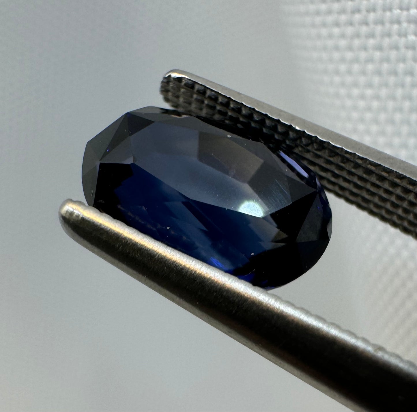 GIA Certified Natural Blue Sapphire - 3.06ct -Oval Mixed Cut