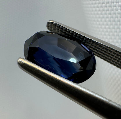 GIA Certified Natural Blue Sapphire - 3.06ct -Oval Mixed Cut