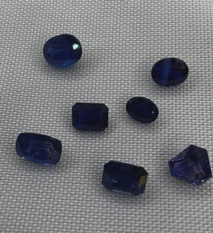 Natural Blue Sapphire lot (10 stones) 7ct