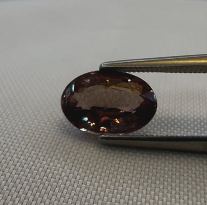 GIA Certified Natural Pyrope-Spessartine Color Change Garnet - 2.49ct - Oval Mixed Cut