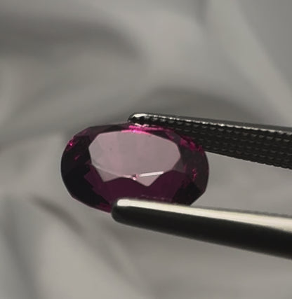 Rhodolite Garnet | Purplish Red |  Oval Cut | 2.495 CT
