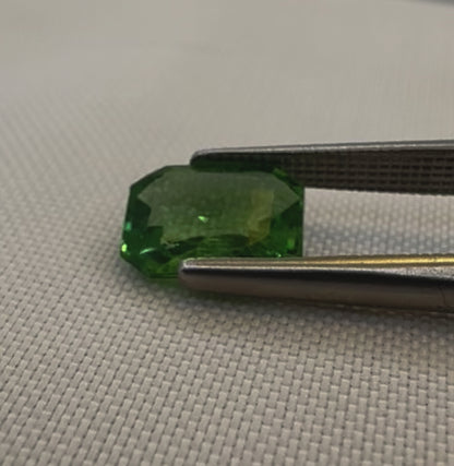 Tsavorite - 1.64ct - Radiant Mixed Cut