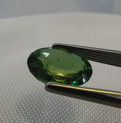 GIA Certified Natural Tsavorite Garnet - 2.51ct - Oval Mixed Cut